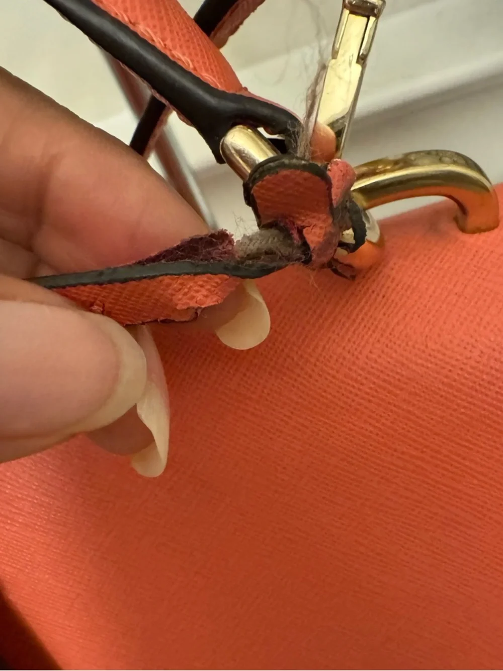 Michael Kors Coral-Gradient Top Handle Satchel - Picture 13 of 13